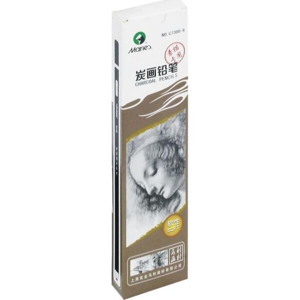 Maries Węgiel w drewnie C7300-6 12szt MARIES
