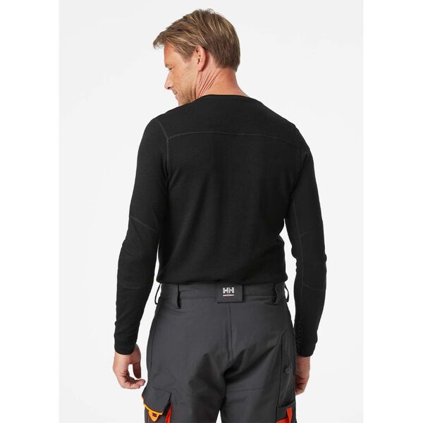 Εσωρούχο Helly Hansen HELLY HANSEN Lifa Merino Crewneck, μαύρο S 13871431 7040055683578