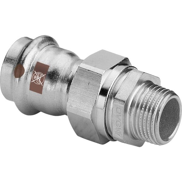 Σύνδεσμος SANHA-NIROSAN-Stahl από ανοξείδωτο χάλυβα d28x3/4 GZSANHA