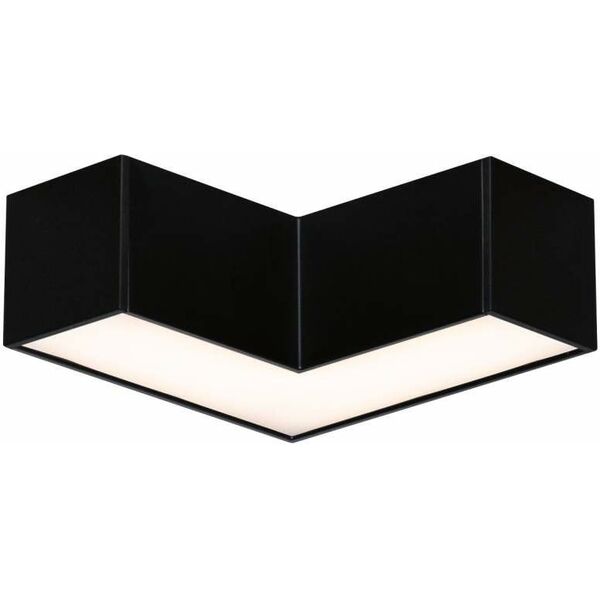 Σύνδεσμος L συστήματος LINION LED 3,5W 90° 3000K 200lm IP20 24V μαύρο RAL 9004 / αλουμίνιο