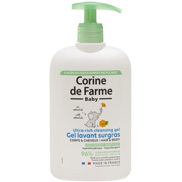 CORINE DE FARME Baby Απαλό τζελ σώματος 2 σε 1 500 ml