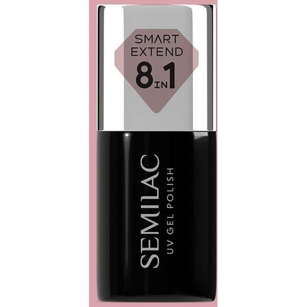 SEMILAC Smart Extend Υβριδικό βερνίκι Nude Rose αρ. 802 7 ml