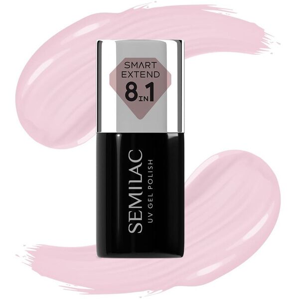 SEMILAC Smart Extend Υβριδικό βερνίκι Tender Pink αρ. 809 7 ml
