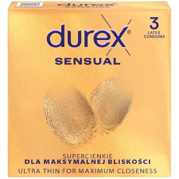 DUREX Αισθησιακά Προφυλακτικά εξαιρετικά λεπτά 1 συσκευασία-3 τεμάχια