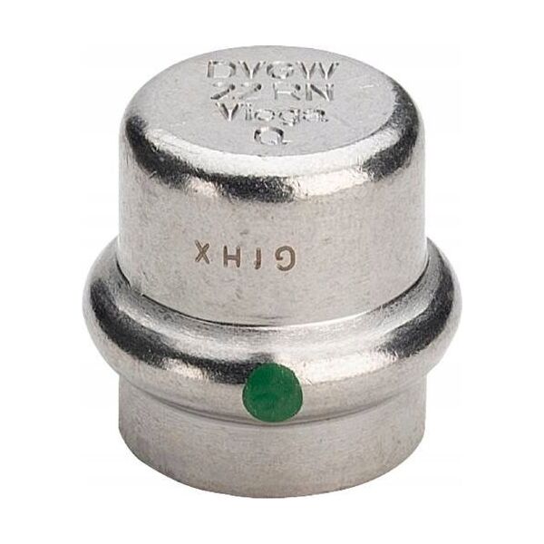 VIEGA Inox slutmuffe 22 mm med SC-Contur