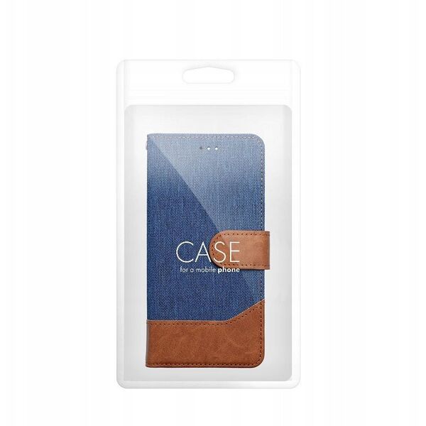 Kabura JEANS Book do SAMSUNG A52 5G / A52 LTE ( 4G ) / A52s 5G niebieski