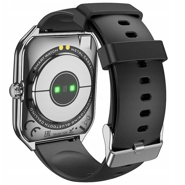 HOCO smartwatch z funkcją rozmowy AMOLED Y28 czarny