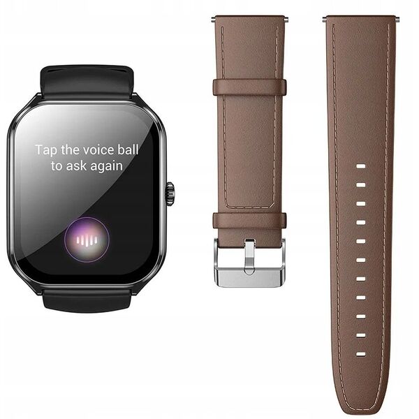 HOCO smartwatch z funkcją rozmowy AMOLED Y28 czarny