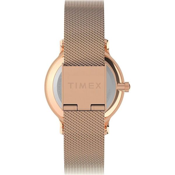 Zegarek Timex Zegarek damski Timex TW2V52800 różowe złoto