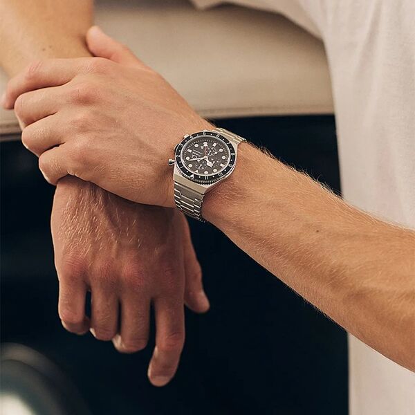 Zegarek Timex Zegarek męski Timex TW2V69800 srebrny