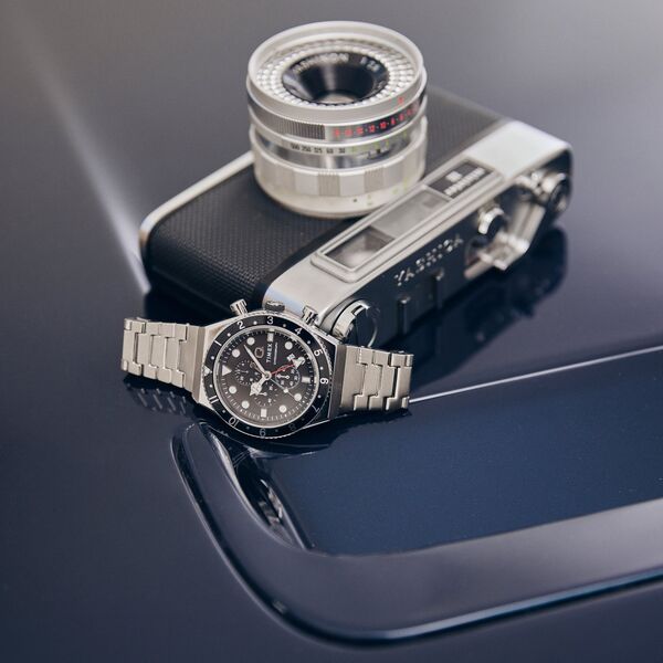 Zegarek Timex Zegarek męski Timex TW2V69800 srebrny