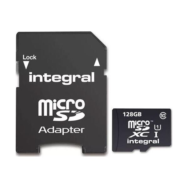 Karta Integral UltimaPro MicroSDXC 128 GB Class 10 UHS-I/U1  (INMSDX128G10-90U1)