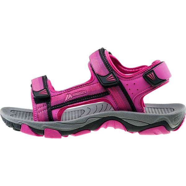 Martes Sandały damskie Makanos Dark fuchsia/Fuchsia/Black r. 38