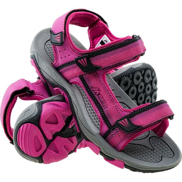 Martes Sandały damskie Makanos Dark fuchsia/Fuchsia/Black r. 40