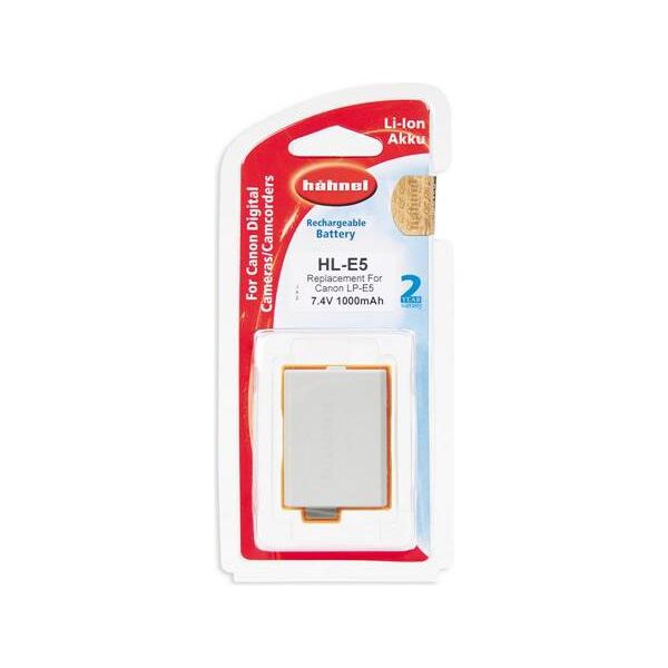 Akumulator Hahnel HL-E5 Canon, 7.4 V, 1000mAh, zamiennik