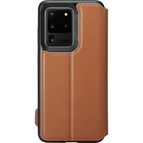 Spigen SPIGEN CIEL WALLET BRICK GALAXY S20 ULTRA SADDLE BROWN