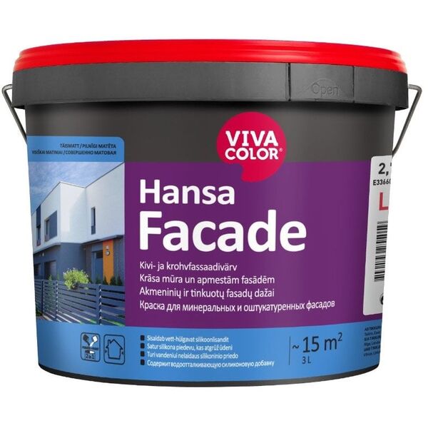 VivaColor ΒΑΦΗ ΠΡΟΣΟΨΗΣ HANSA FACADE 2,7L LA-ALUS