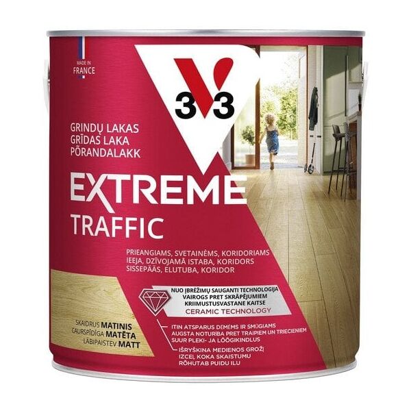 ΒΕΡΝΙΚΙ ΔΑΠΕΔΟΥ ΜΑΤ ΧΡΩΜΑ ΑΧΡΩΜΟ 2,5 L V33