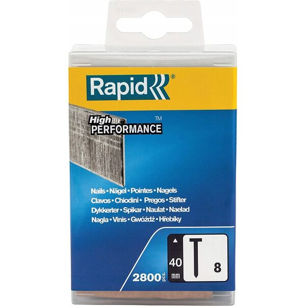 Rapid καρφιά rapid 8/40mm γαλβανισμένα 2.8m 18ga
