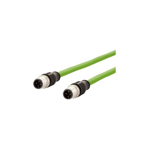 Metz METZ CONNECT kabel połączeniowy M12 męski-M12 męski, 4-biegunowy kodowany D, 10 m