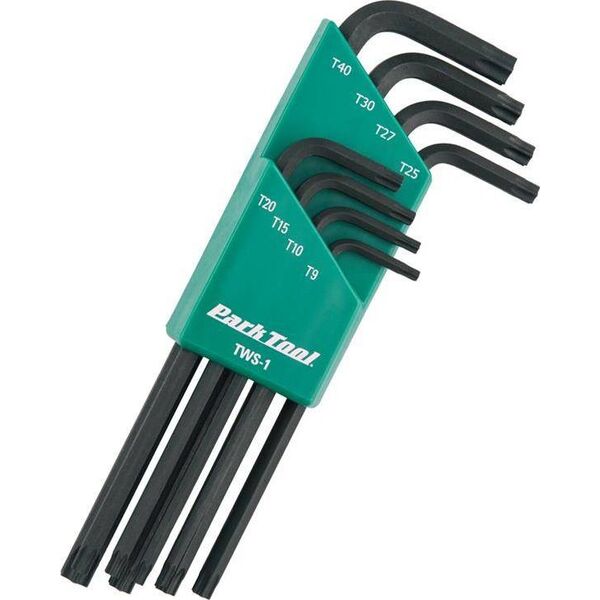 Park Tool Zestaw kluczy torx, Park Tool TWS-1, 8 sztuk (T9-T40)