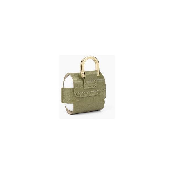 Słuchawki - Ideal of Sweden Etui na słuchawki Flo AirPods Bag Gen 3 Sage Croco