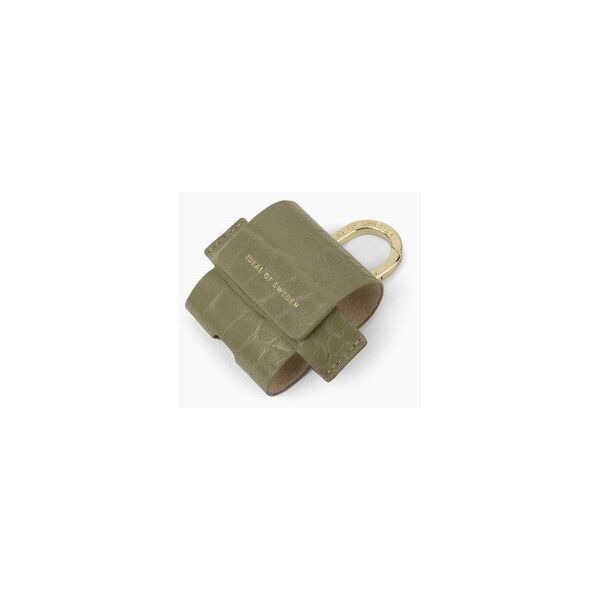 Słuchawki - Ideal of Sweden Etui na słuchawki Flo AirPods Bag Gen 3 Sage Croco