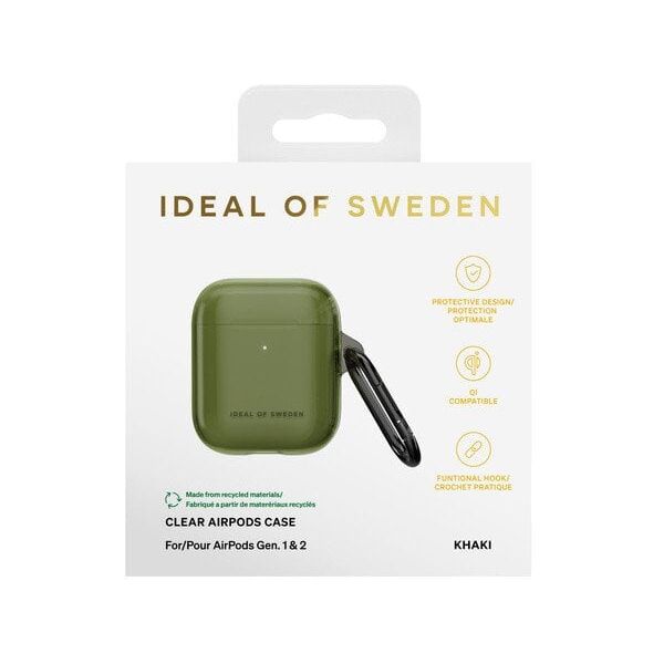 Słuchawki - Ideal of Sweden Etui na słuchawki AirPods Gen 1/2 Khaki
