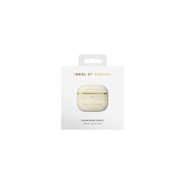 Słuchawki - Ideal of Sweden Etui na słuchawki Atelier Airpods Case Gen 3 Cream Beige