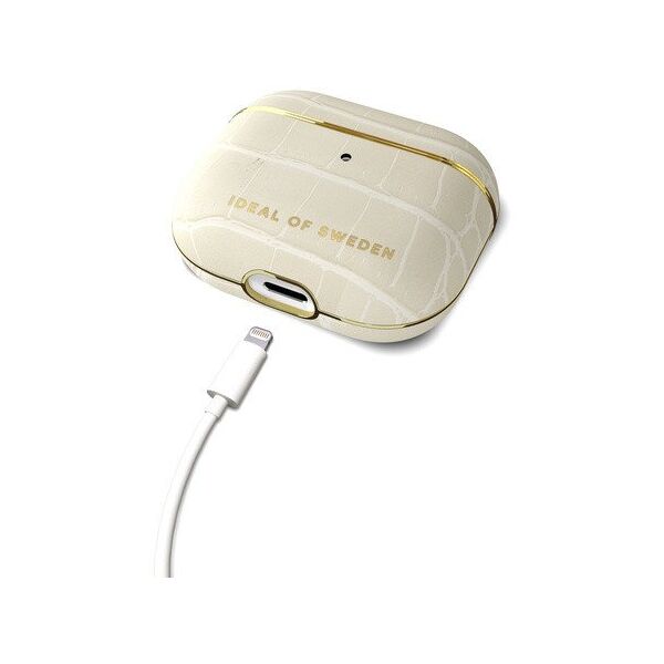 Słuchawki - Ideal of Sweden Etui na słuchawki Atelier Airpods Case Gen 3 Cream Beige