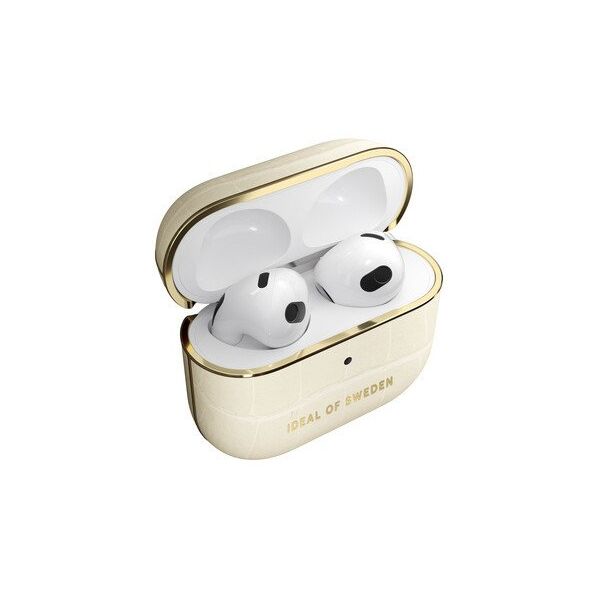 Słuchawki - Ideal of Sweden Etui na słuchawki Atelier Airpods Case Gen 3 Cream Beige