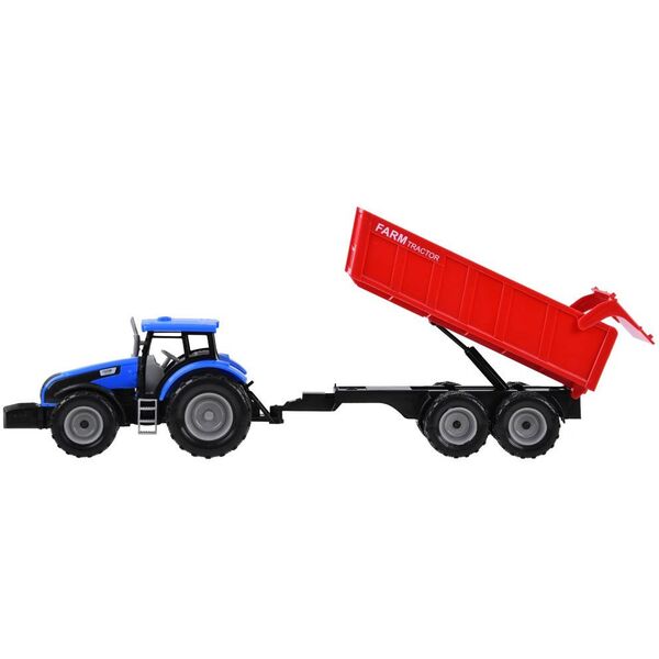 Traktor z przyczepą maszyna farmera rolnika ZA4345 EDUKAMP
