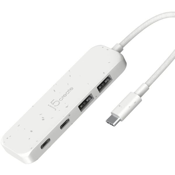 j5create JCH342EW USB 3.2 Gen 1 (3.1 Gen 1) Type-C 10000 Mbit/s Biały