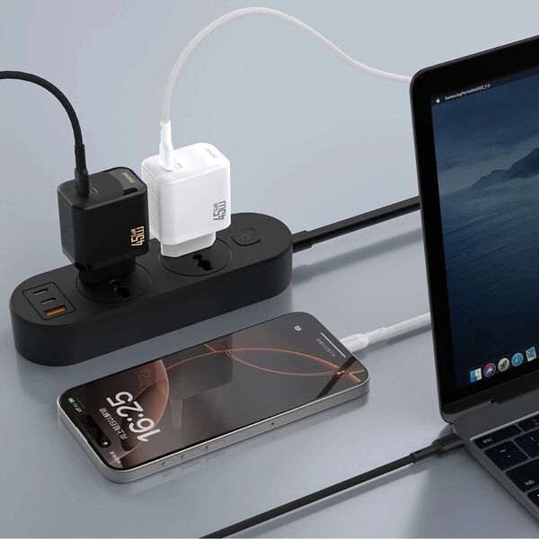 Ładowarka sieciowa Dudao A28 GaN 45W USB-C | Szybka, Kompaktowa, Uniwersalna