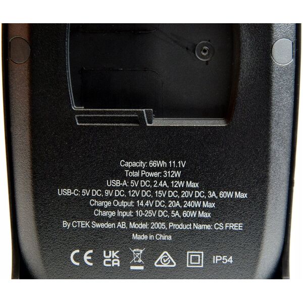 CTEK CS FREE 40-462 Automatikladegerät, Schnellstartsystem 12 V 20 A (40-462)