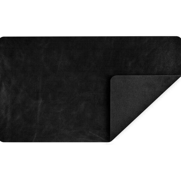 dbramante1928 Copenhagen - Desk Mat - Large - Black, Black, Leather, Non-slip base