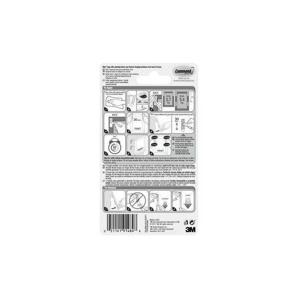 3M 17201BLK, Black, Metal, Wood