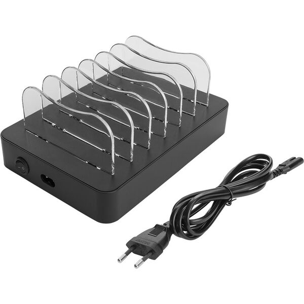 Deltaco DPS-0200, Indoor, AC, 12 V, Black