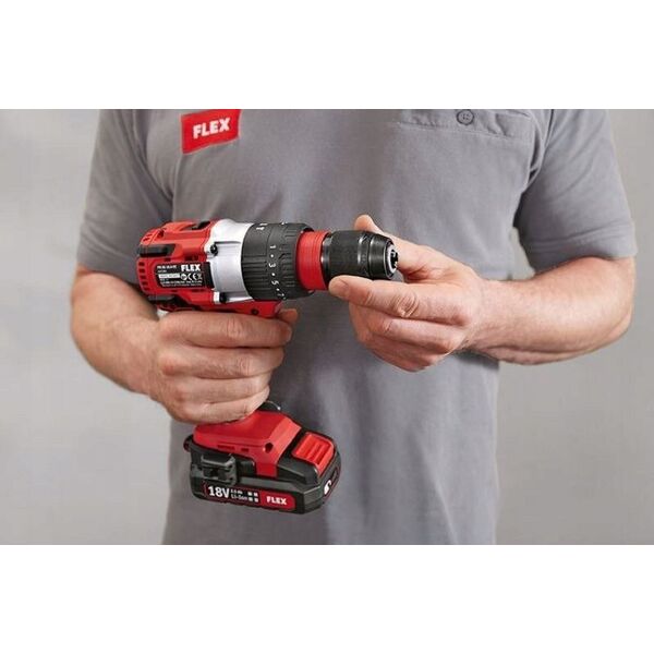 Flex 491233, Power screwdriver, 18 V, 2.67 kg, 218 mm, 116 mm, 2.67 kg - SOLO