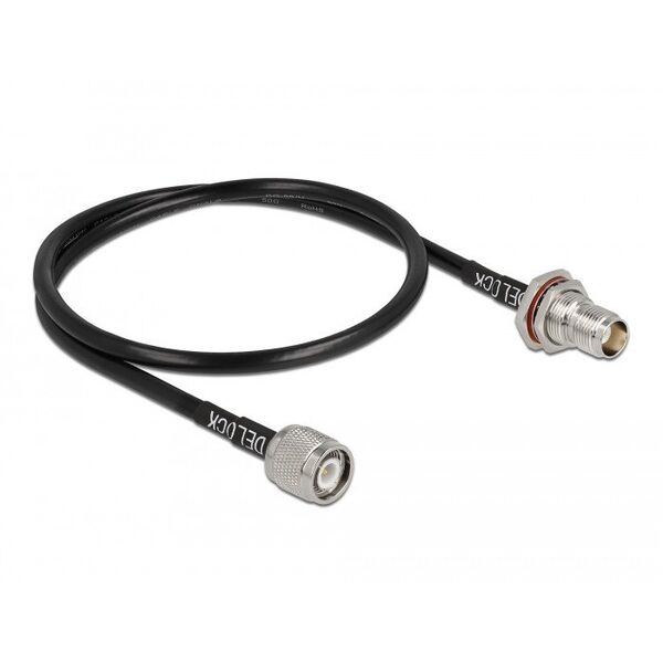 Delock Antennenkabel TNC Stecker zu TNC Buchse RG-58 60 cm