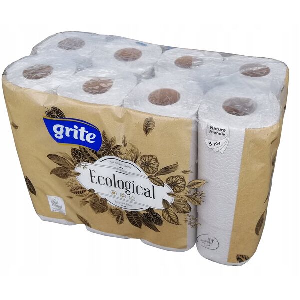 TOILET PAPER GRITE ECOLOGICAL, 24 PCS.
