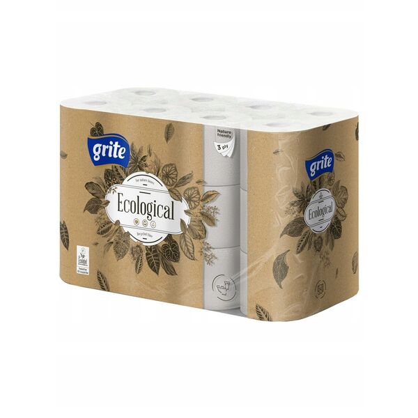 TOILET PAPER GRITE ECOLOGICAL, 24 PCS.