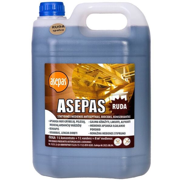 ANTISEPTICS ASEPAS BROWN 5L