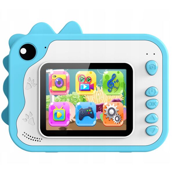 Ψηφιακή Άμεση Κάμερα 20mp 1080p + Mp3 Εκτυπωτής Εκτύπωση Φωτογραφιών / P80 Μπλε