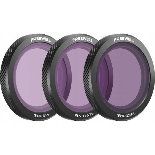 Σετ 3 Φίλτρα Γκρι Πολωτικό Φίλτρο Nd/pl 8 16 32 Freewell Για Dji Neo / Fw-ne-brg