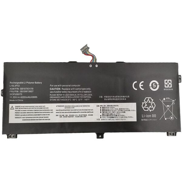 CoreParts MBXLE-BA0310, Battery, Lenovo, ThinkPad X390 Yoga, ThinkPad X390 Yoga(20NNA005CD), ThinkPad X390 Yoga(20NNA006CD)