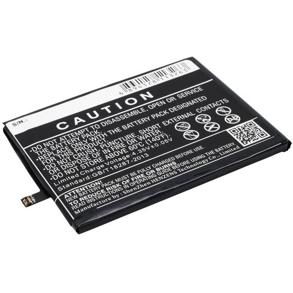 CoreParts MOBX-BAT-WKF200SL, Battery, Wiko, Black, Lithium Polymer (LiPo), 3000 mAh, 3.8 V