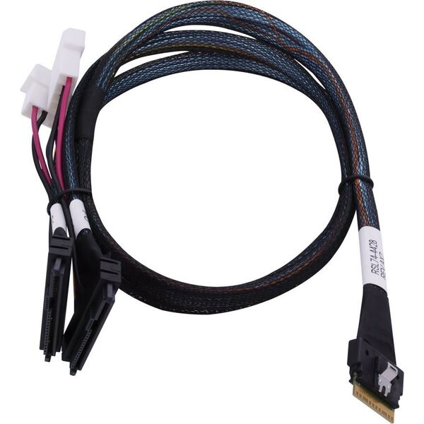 Microchip Technology 2305500-R kabel SAS 0,8 m Czarny, Wielobarwny