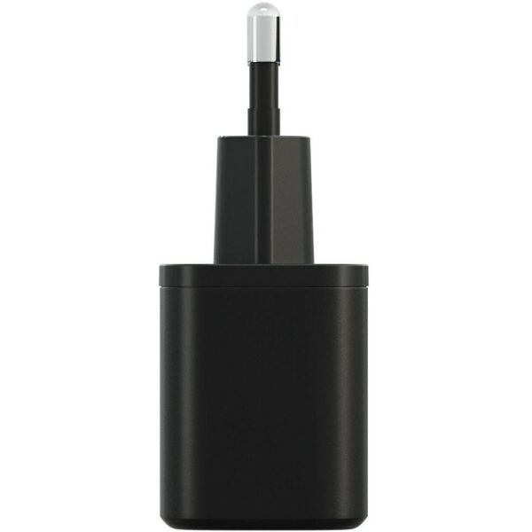 Φορτιστής τοίχου Bazic Goport Velox Kit 1xUSB-C 1xUSB-A GaN 35W με πλεκτό καλώδιο μαύρο