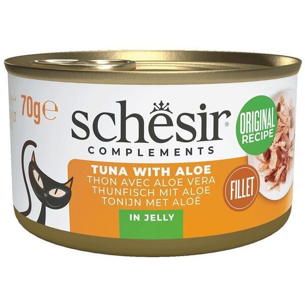 SCHESIR Adult w Galarecie Tuńczyk z Aloesem 70g